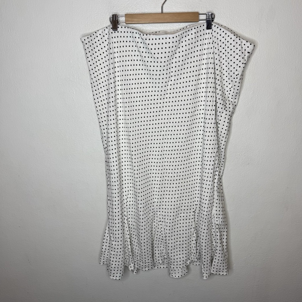 Kate Spade NY x Target PolkaDot Linen Blend Fit & Flare Midi Skirt Women's 3X